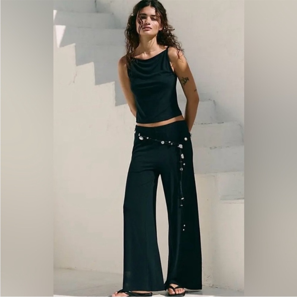 Free People Good Feels Pant Set black size small